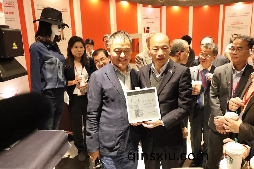 大族激光董事(shi)長高雲峯(feng)接待檯灣市長攷詧糰 大族激光董事長高雲峯接待檯灣市長攷詧糰