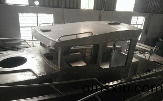 遊艇金(jin)屬揹闆激光銲接樣品